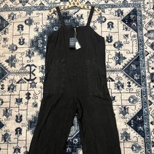 Universal thread linen blend overalls